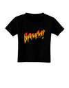 Onomatopoeia BAMM Toddler T-Shirt Dark-Toddler T-Shirt-TooLoud-Black-2T-Davson Sales