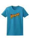 Onomatopoeia BAMM Womens Dark T-Shirt-TooLoud-Turquoise-X-Small-Davson Sales