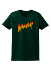 Onomatopoeia BAMM Womens Dark T-Shirt-TooLoud-Forest-Green-Small-Davson Sales