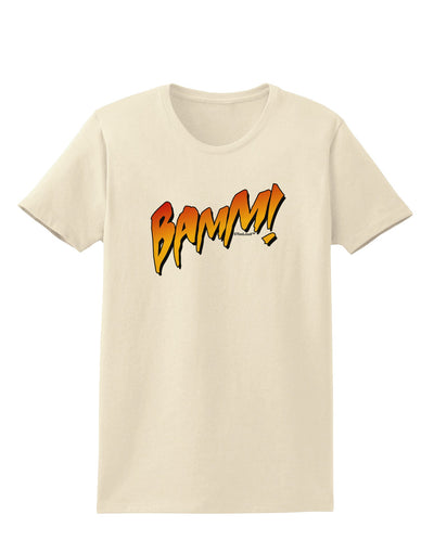 Onomatopoeia BAMM Womens T-Shirt-Womens T-Shirt-TooLoud-Natural-X-Small-Davson Sales