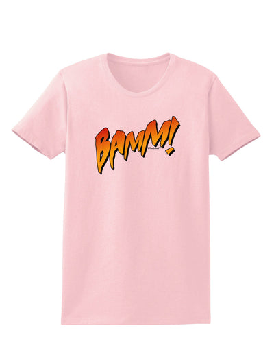 Onomatopoeia BAMM Womens T-Shirt-Womens T-Shirt-TooLoud-PalePink-X-Small-Davson Sales