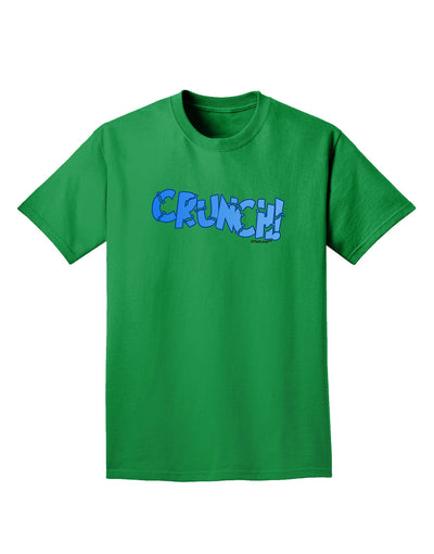 Onomatopoeia CRUNCH Adult Dark T-Shirt-Mens T-Shirt-TooLoud-Kelly-Green-Small-Davson Sales