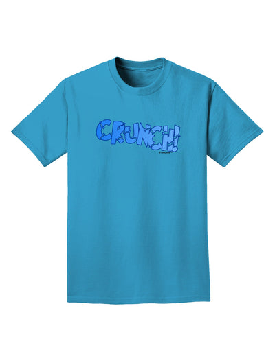 Onomatopoeia CRUNCH Adult Dark T-Shirt-Mens T-Shirt-TooLoud-Turquoise-Small-Davson Sales