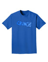 Onomatopoeia CRUNCH Adult Dark T-Shirt-Mens T-Shirt-TooLoud-Royal-Blue-Small-Davson Sales