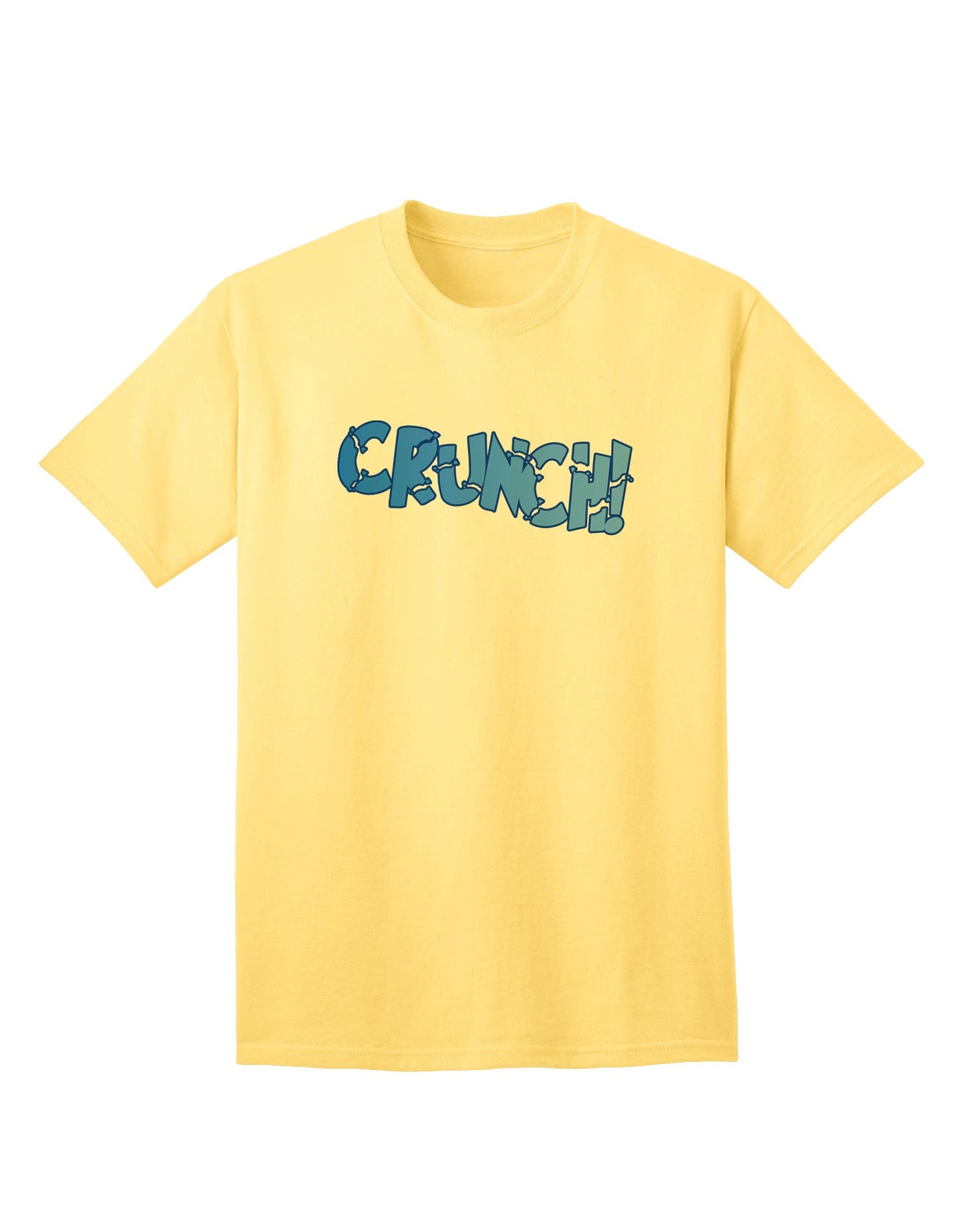 Onomatopoeia CRUNCH Adult T-Shirt-Mens T-Shirt-TooLoud-Yellow-Small-Davson Sales