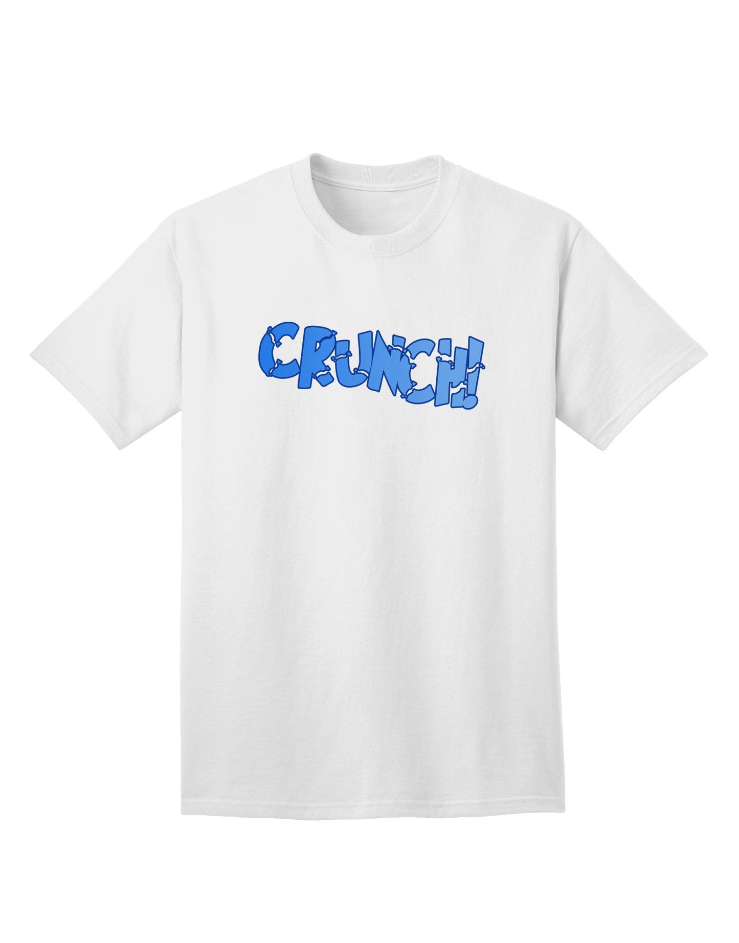 Onomatopoeia CRUNCH Adult T-Shirt-Mens T-Shirt-TooLoud-White-Small-Davson Sales