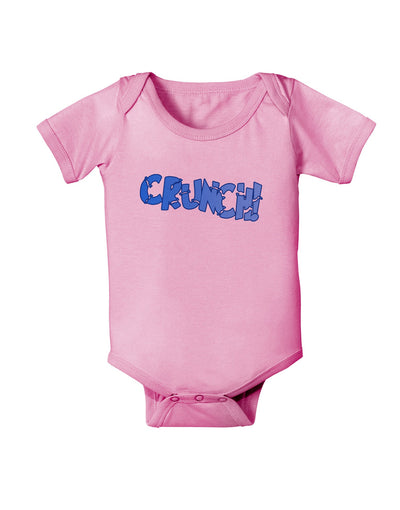 Onomatopoeia CRUNCH Baby Romper Bodysuit-Baby Romper-TooLoud-Light-Pink-06-Months-Davson Sales