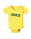 Onomatopoeia CRUNCH Baby Romper Bodysuit-Baby Romper-TooLoud-Yellow-06-Months-Davson Sales