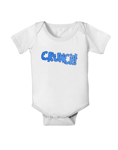 Onomatopoeia CRUNCH Baby Romper Bodysuit-Baby Romper-TooLoud-White-06-Months-Davson Sales