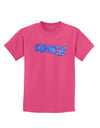 Onomatopoeia CRUNCH Childrens Dark T-Shirt-Childrens T-Shirt-TooLoud-Sangria-X-Small-Davson Sales