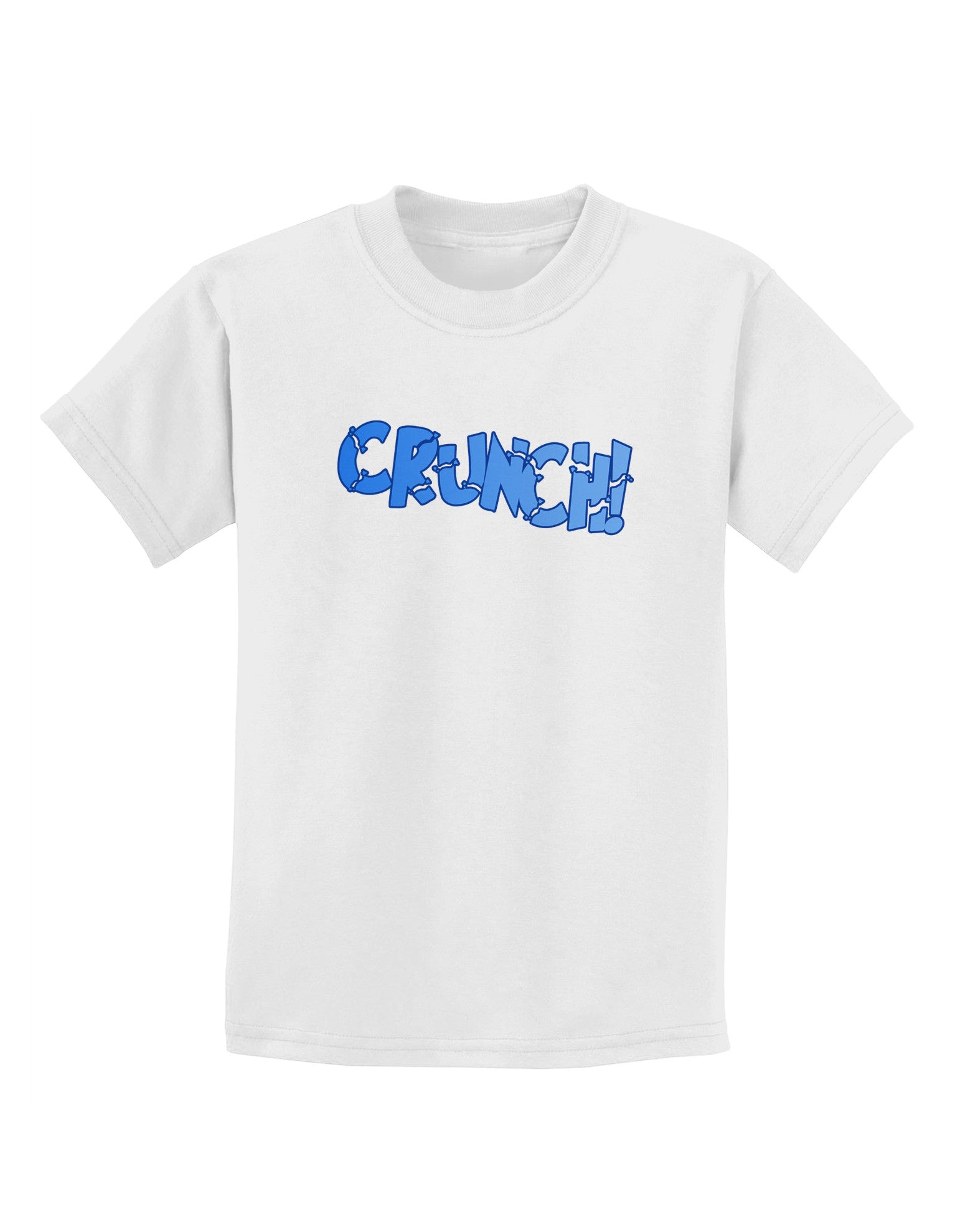 Onomatopoeia CRUNCH Childrens T-Shirt-Childrens T-Shirt-TooLoud-White-X-Small-Davson Sales