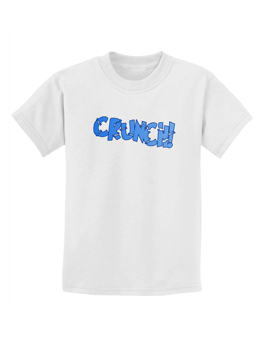 Onomatopoeia CRUNCH Childrens T-Shirt-Childrens T-Shirt-TooLoud-White-X-Small-Davson Sales