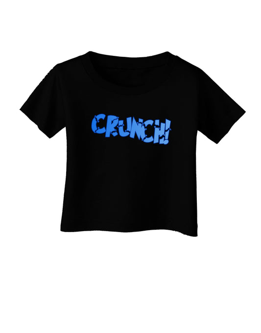 Onomatopoeia CRUNCH Infant T-Shirt Dark-Infant T-Shirt-TooLoud-Black-06-Months-Davson Sales