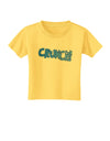 Onomatopoeia CRUNCH Toddler T-Shirt-Toddler T-Shirt-TooLoud-Yellow-2T-Davson Sales