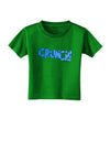 Onomatopoeia CRUNCH Toddler T-Shirt Dark-Toddler T-Shirt-TooLoud-Clover-Green-2T-Davson Sales