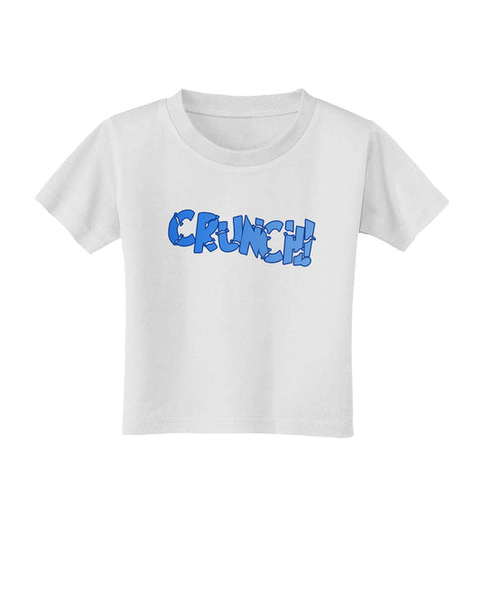 Onomatopoeia CRUNCH Toddler T-Shirt-Toddler T-Shirt-TooLoud-White-2T-Davson Sales