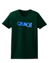 Onomatopoeia CRUNCH Womens Dark T-Shirt-TooLoud-Forest-Green-Small-Davson Sales