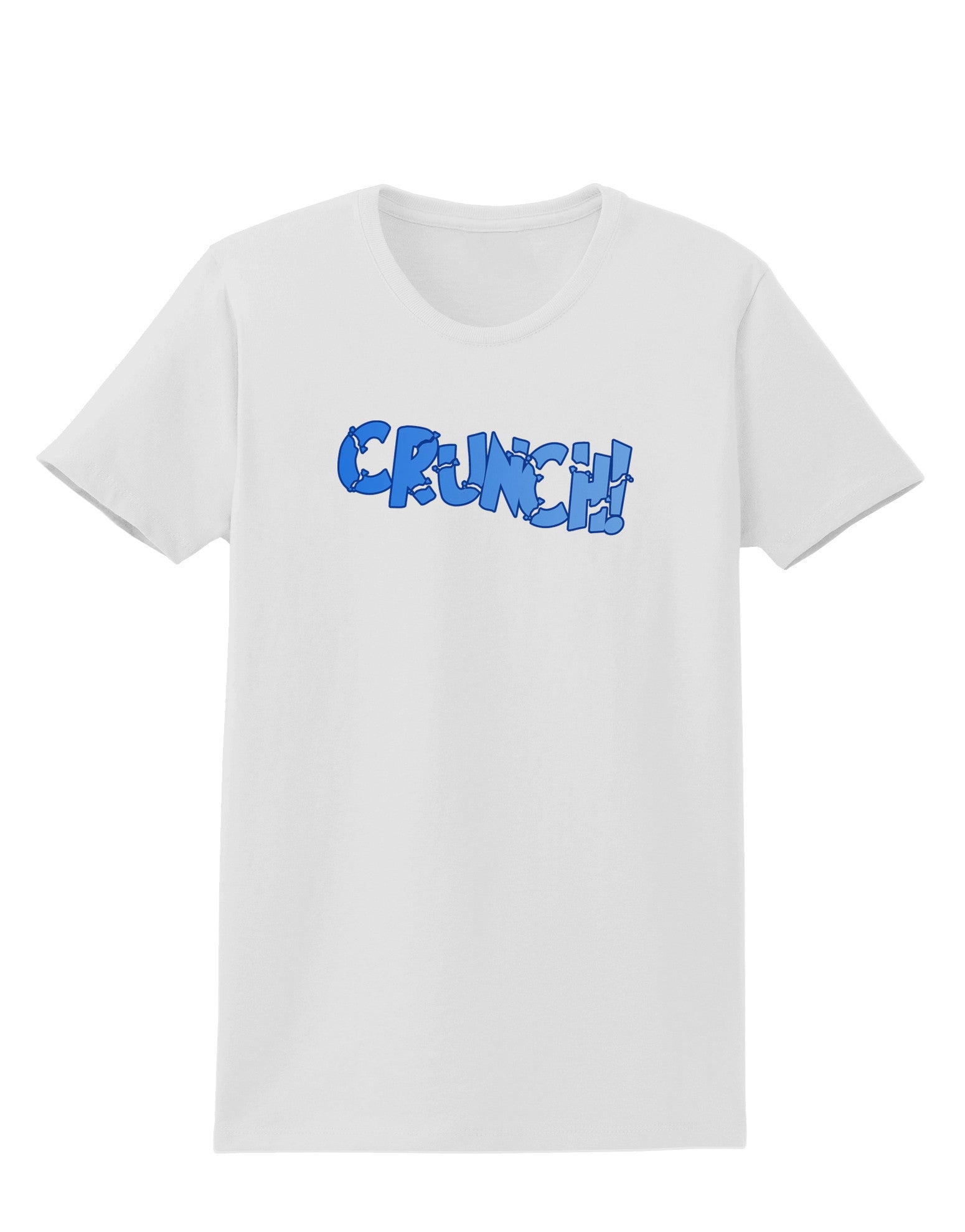 Onomatopoeia CRUNCH Womens T-Shirt-Womens T-Shirt-TooLoud-White-X-Small-Davson Sales