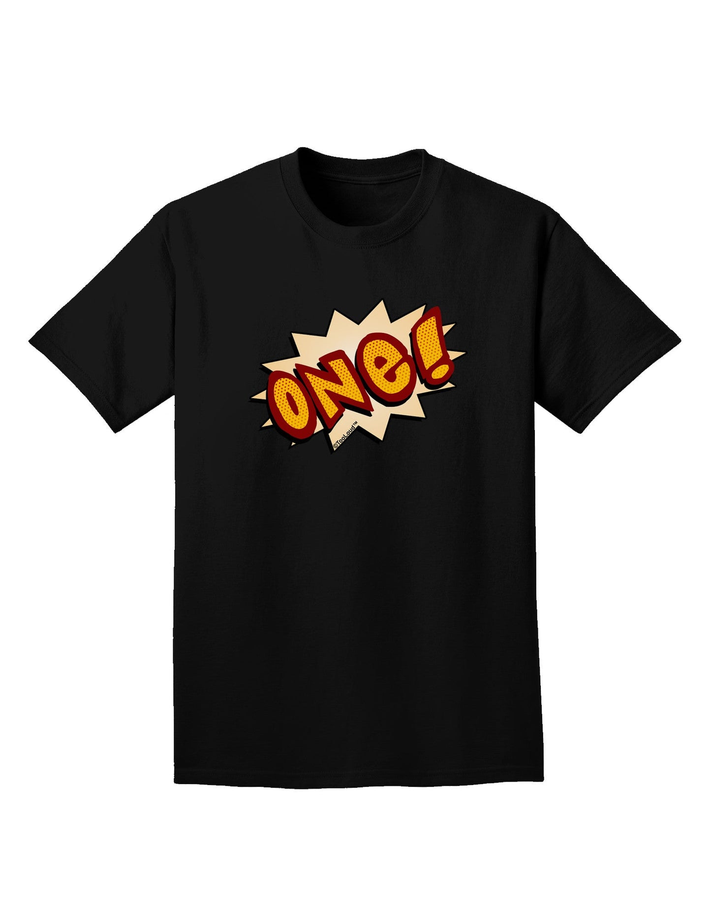 Onomatopoeia One Birthday Adult Dark T-Shirt-Mens T-Shirt-TooLoud-Black-Small-Davson Sales