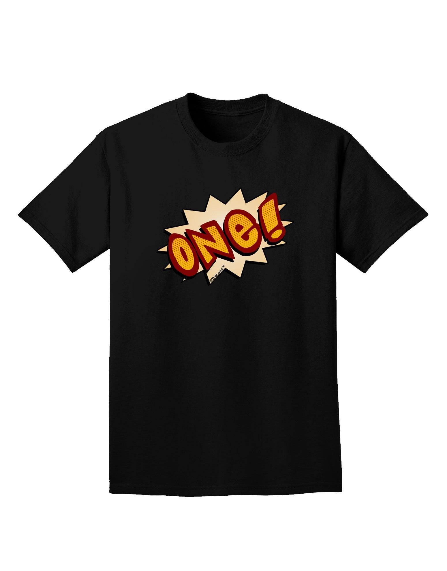 Onomatopoeia One Birthday Adult Dark T-Shirt-Mens T-Shirt-TooLoud-Black-Small-Davson Sales