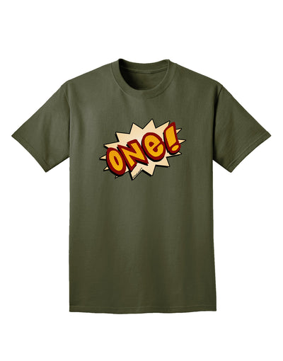 Onomatopoeia One Birthday Adult Dark T-Shirt-Mens T-Shirt-TooLoud-Military-Green-Small-Davson Sales