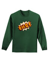 Onomatopoeia One Birthday Adult Long Sleeve Dark T-Shirt-TooLoud-Dark-Green-Small-Davson Sales