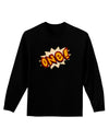 Onomatopoeia One Birthday Adult Long Sleeve Dark T-Shirt-TooLoud-Black-Small-Davson Sales