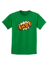 Onomatopoeia One Birthday Childrens Dark T-Shirt-Childrens T-Shirt-TooLoud-Kelly-Green-X-Small-Davson Sales