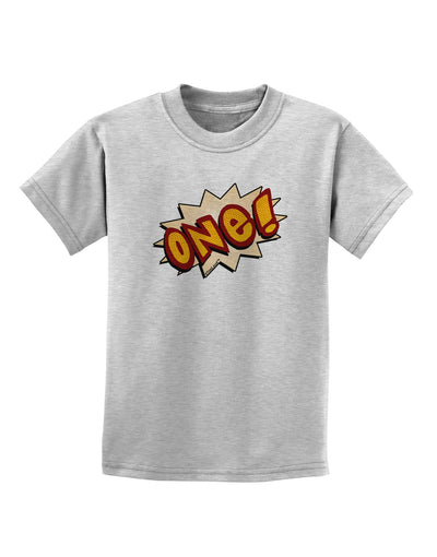 Onomatopoeia One Birthday Childrens T-Shirt-Childrens T-Shirt-TooLoud-AshGray-X-Small-Davson Sales