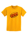 Onomatopoeia One Birthday Childrens T-Shirt-Childrens T-Shirt-TooLoud-Gold-X-Small-Davson Sales