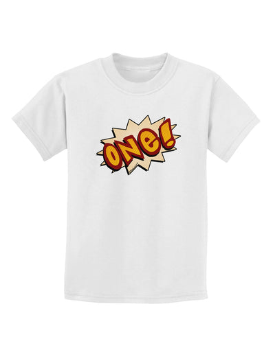 Onomatopoeia One Birthday Childrens T-Shirt-Childrens T-Shirt-TooLoud-White-X-Small-Davson Sales