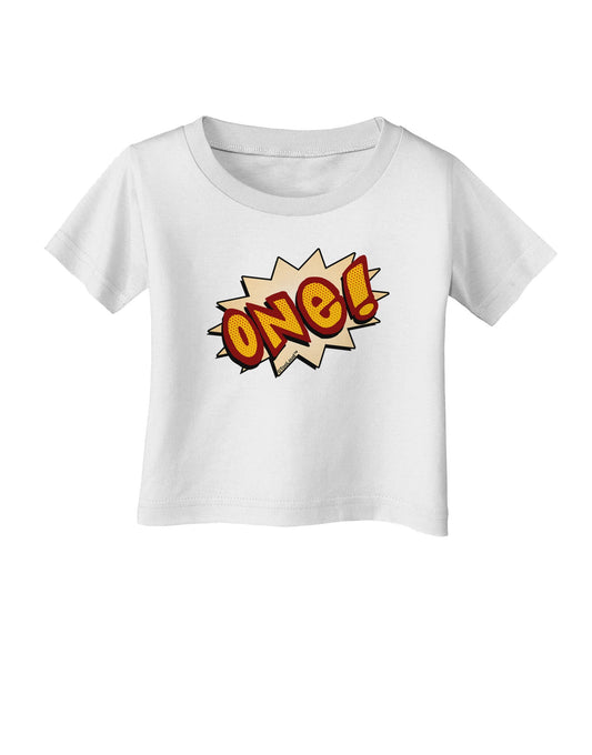 Onomatopoeia One Birthday Infant T-Shirt-Infant T-Shirt-TooLoud-White-06-Months-Davson Sales