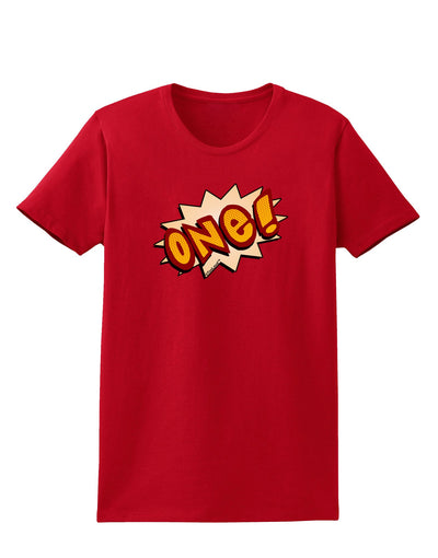 Onomatopoeia One Birthday Womens Dark T-Shirt-TooLoud-Red-X-Small-Davson Sales