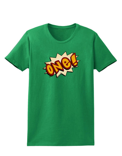 Onomatopoeia One Birthday Womens Dark T-Shirt-TooLoud-Kelly-Green-X-Small-Davson Sales