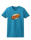 Onomatopoeia One Birthday Womens Dark T-Shirt-TooLoud-Turquoise-X-Small-Davson Sales