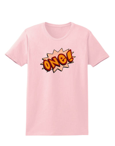 Onomatopoeia One Birthday Womens T-Shirt-Womens T-Shirt-TooLoud-PalePink-X-Small-Davson Sales