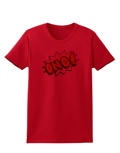 Onomatopoeia One Birthday Womens T-Shirt-Womens T-Shirt-TooLoud-Red-X-Small-Davson Sales