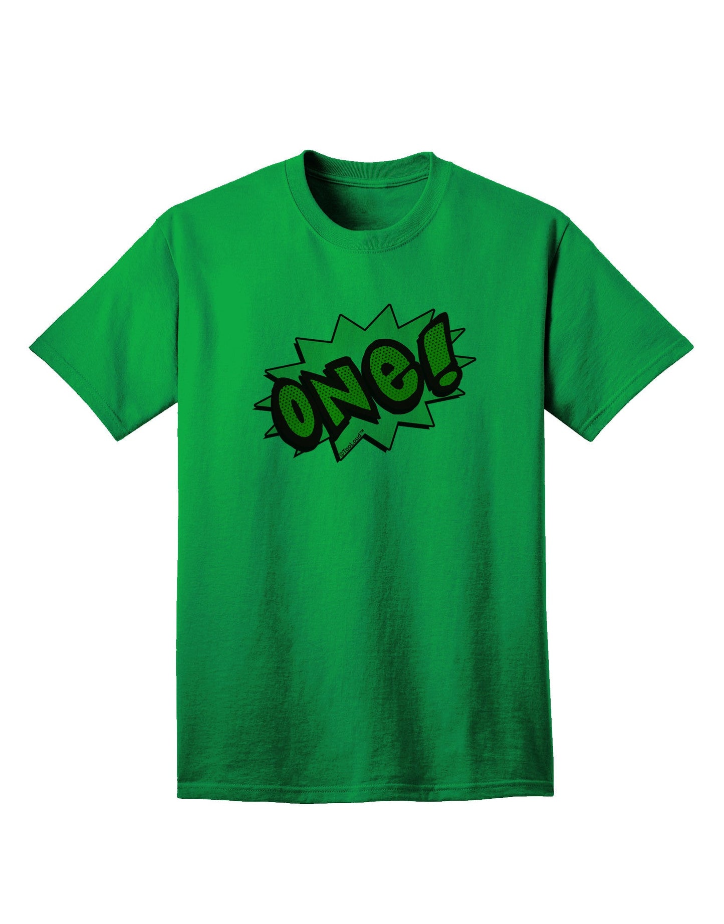 Onomatopoeia One: Premium Birthday T-Shirt for Adults-Mens T-shirts-TooLoud-Kelly-Green-Small-Davson Sales