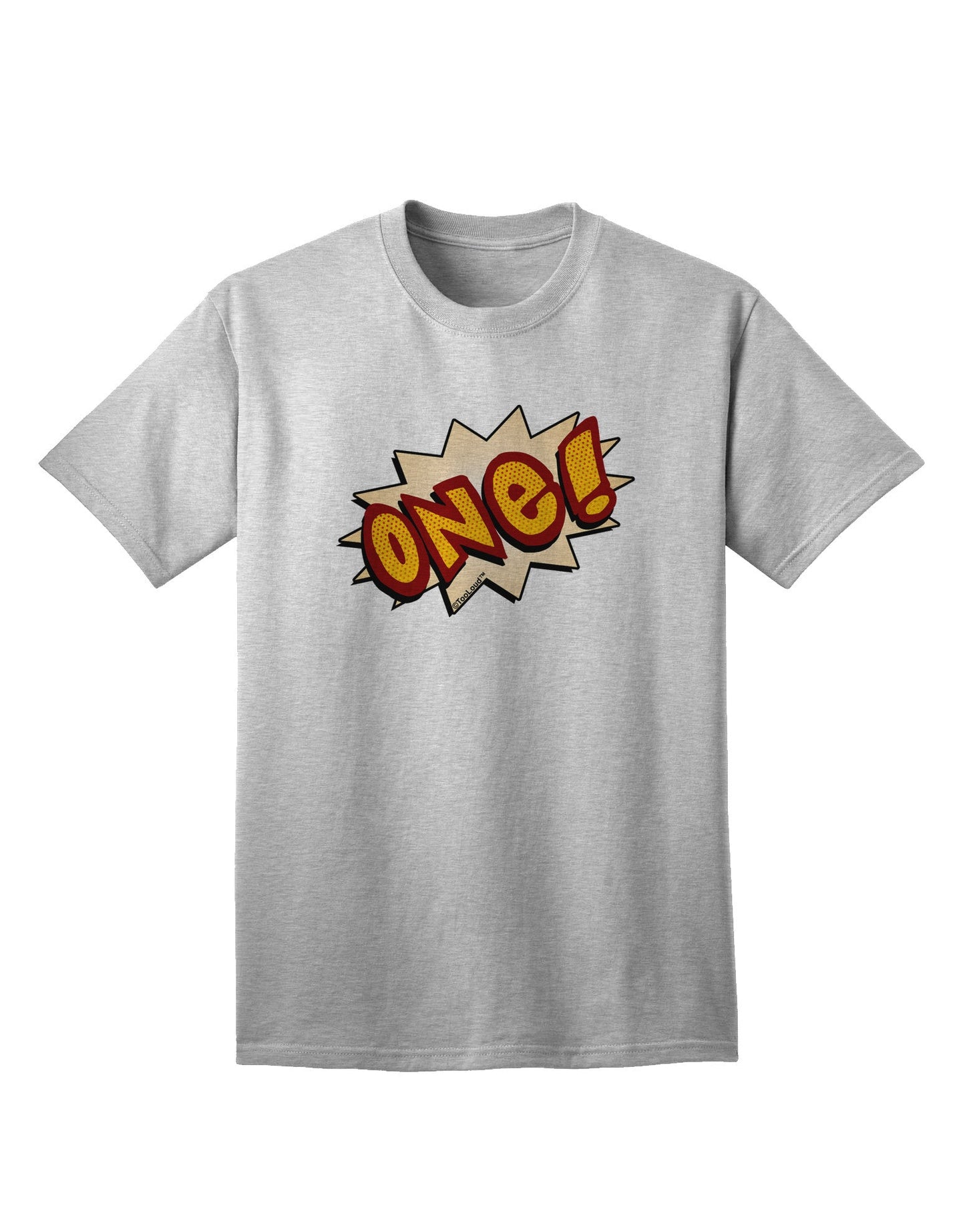 Onomatopoeia One: Premium Birthday T-Shirt for Adults-Mens T-shirts-TooLoud-AshGray-Small-Davson Sales