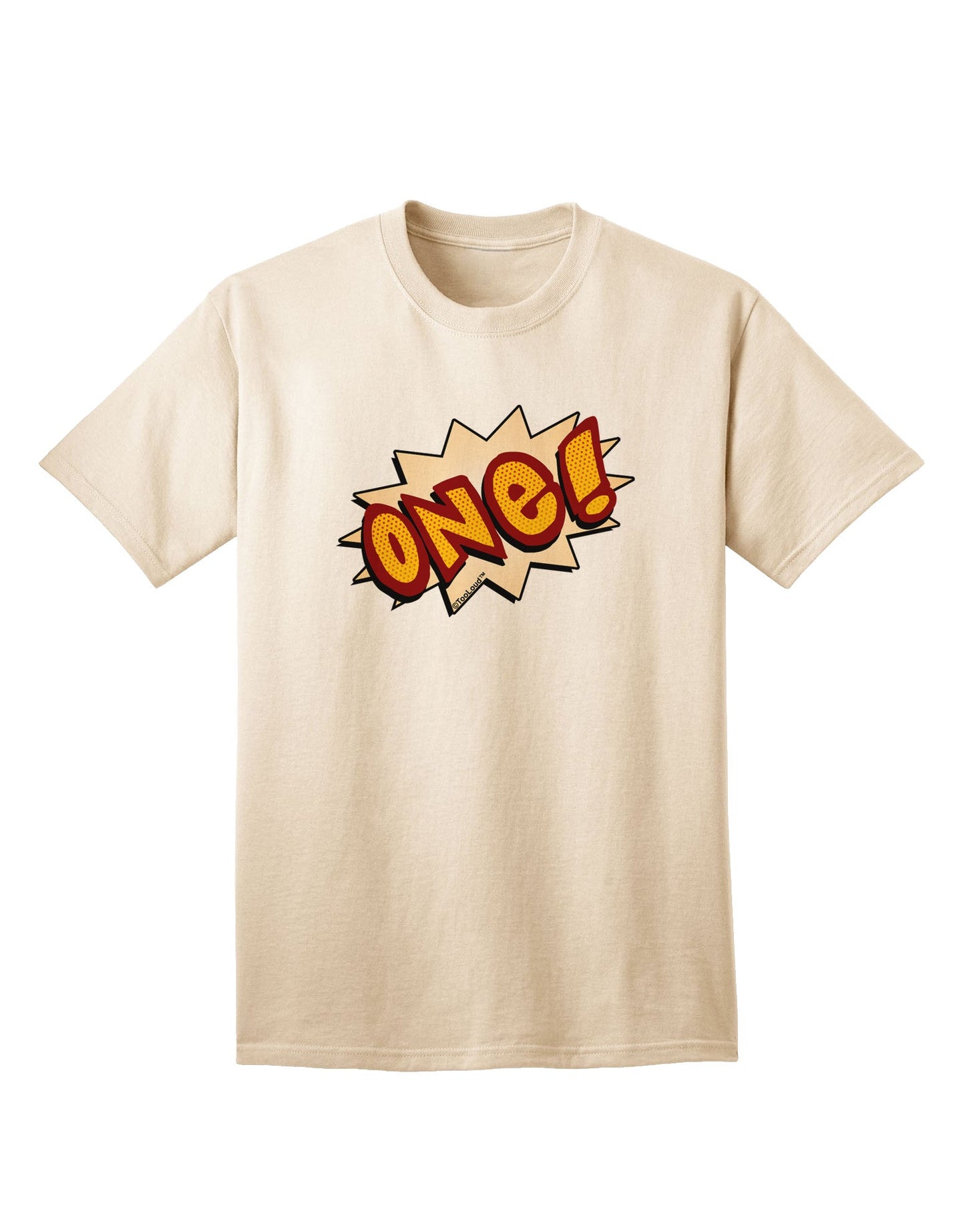 Onomatopoeia One: Premium Birthday T-Shirt for Adults-Mens T-shirts-TooLoud-Natural-Small-Davson Sales