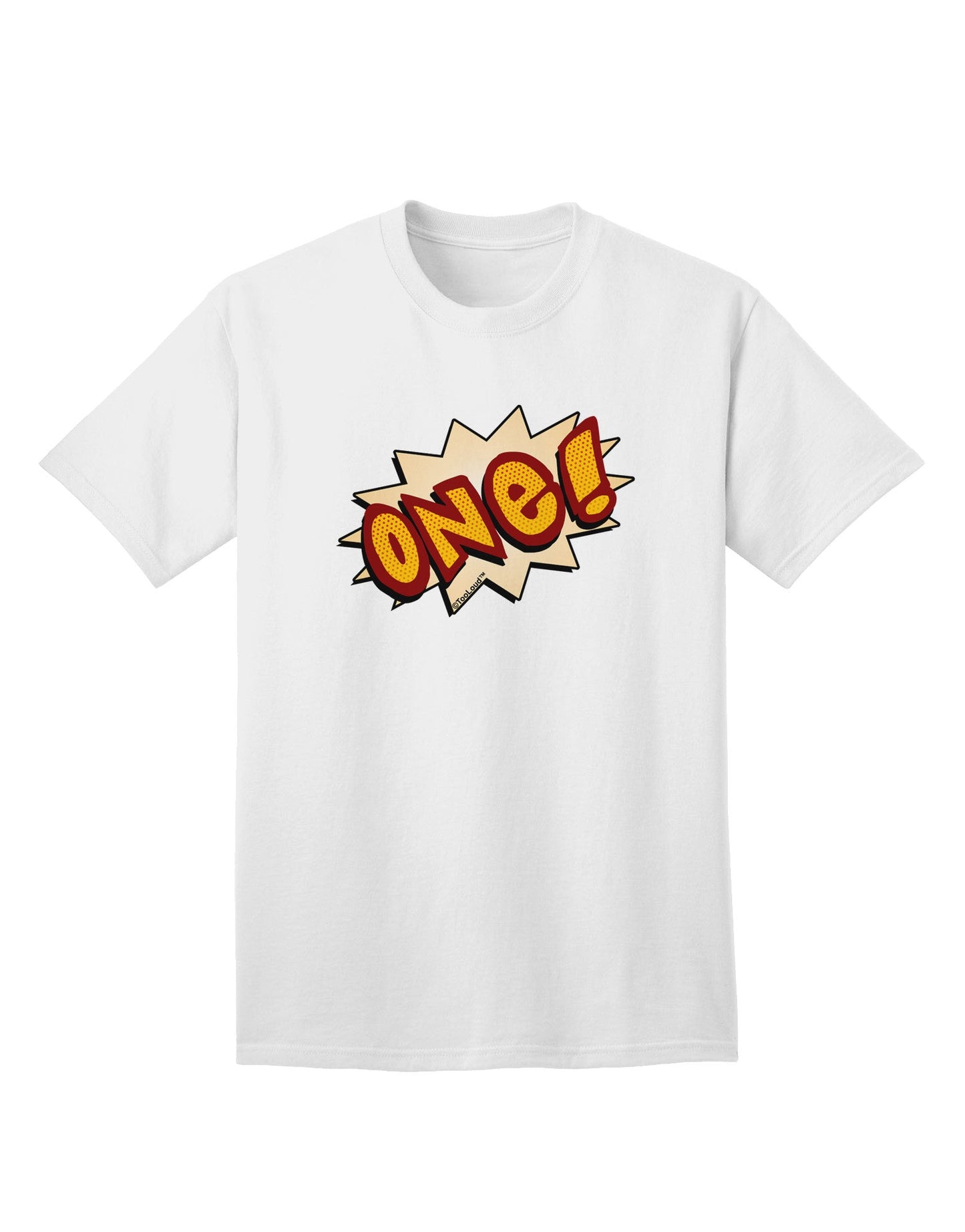 Onomatopoeia One: Premium Birthday T-Shirt for Adults-Mens T-shirts-TooLoud-White-Small-Davson Sales