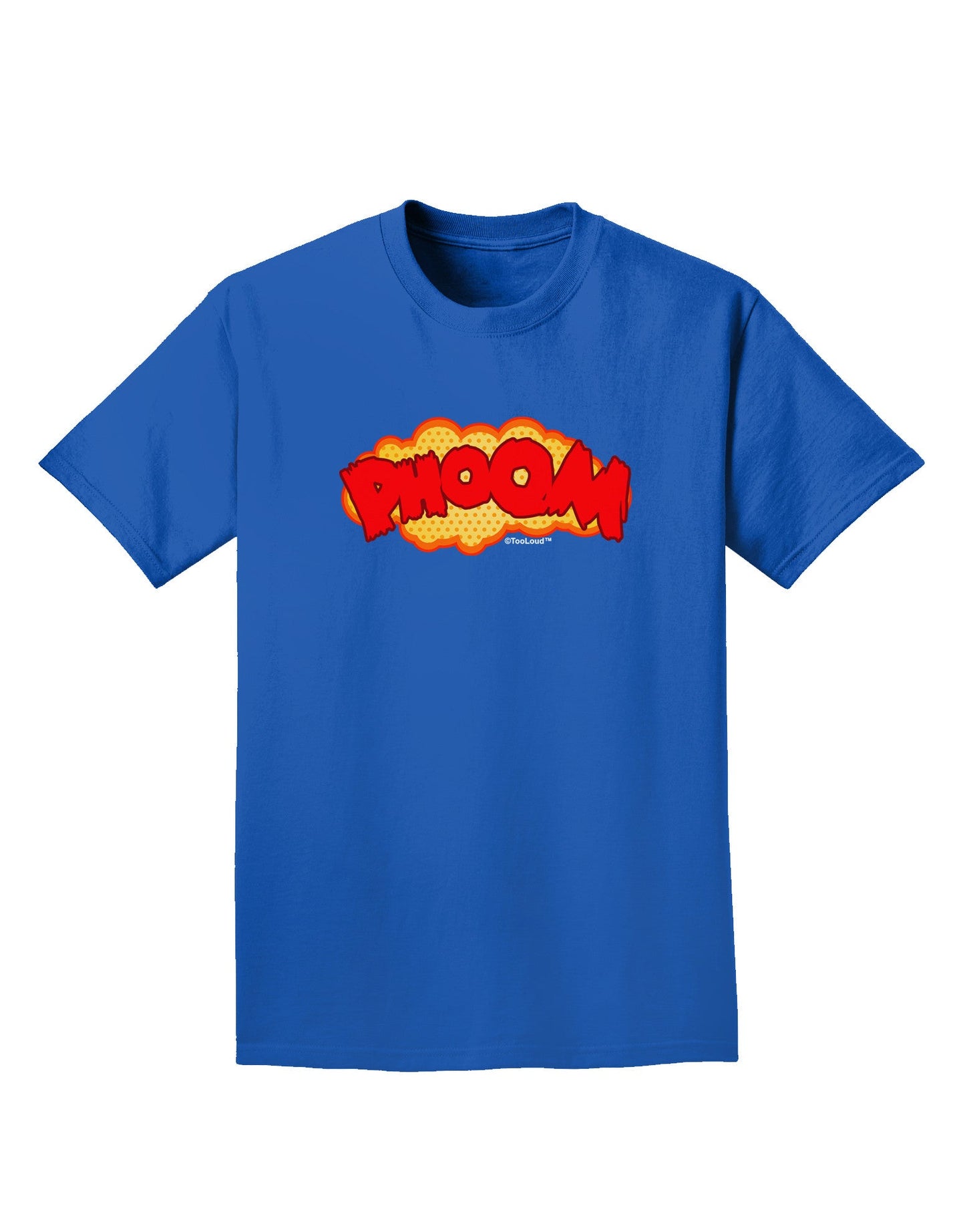 Onomatopoeia PHOOM Adult Dark T-Shirt-Mens T-Shirt-TooLoud-Royal-Blue-Small-Davson Sales
