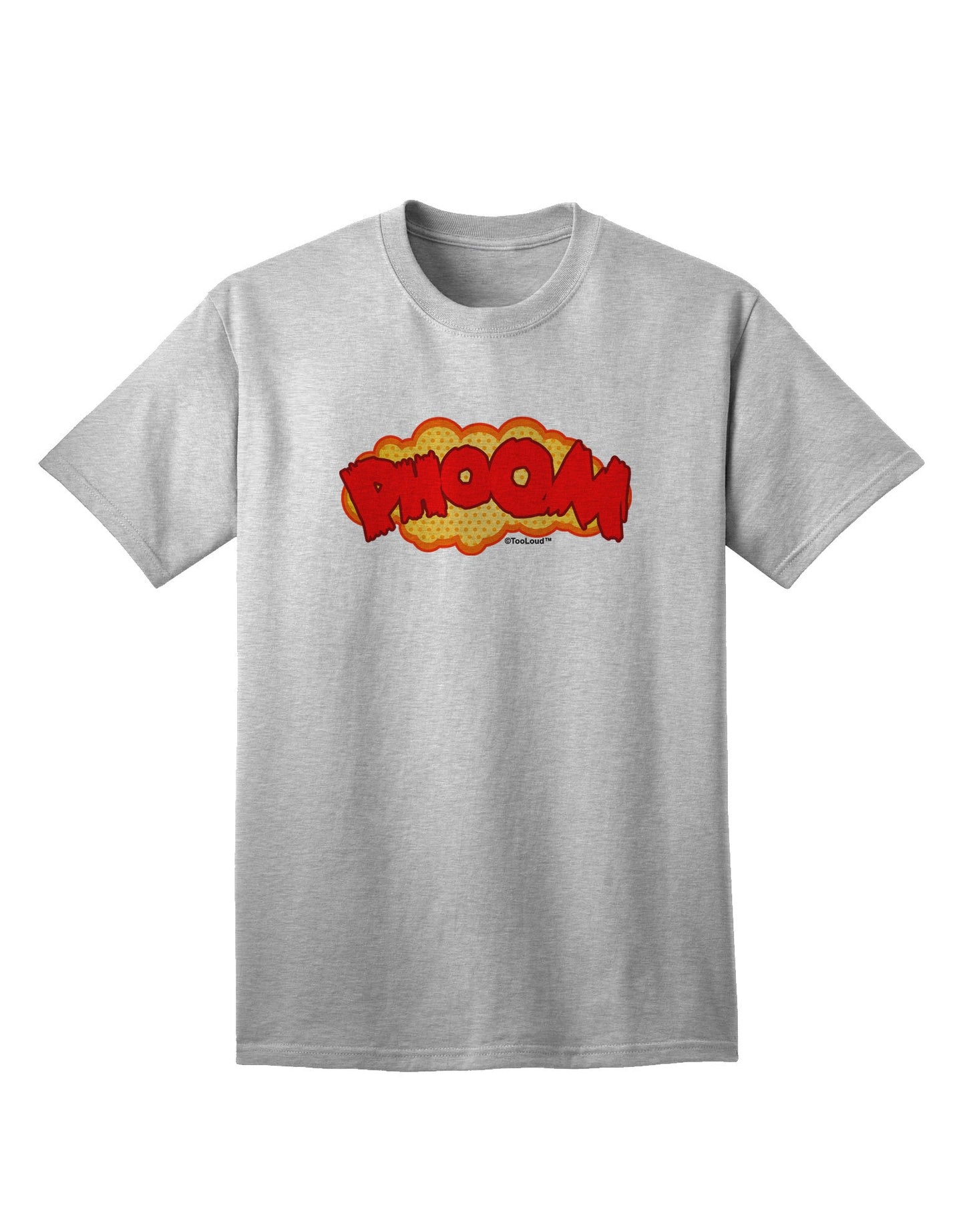 Onomatopoeia PHOOM Adult T-Shirt-Mens T-Shirt-TooLoud-AshGray-Small-Davson Sales