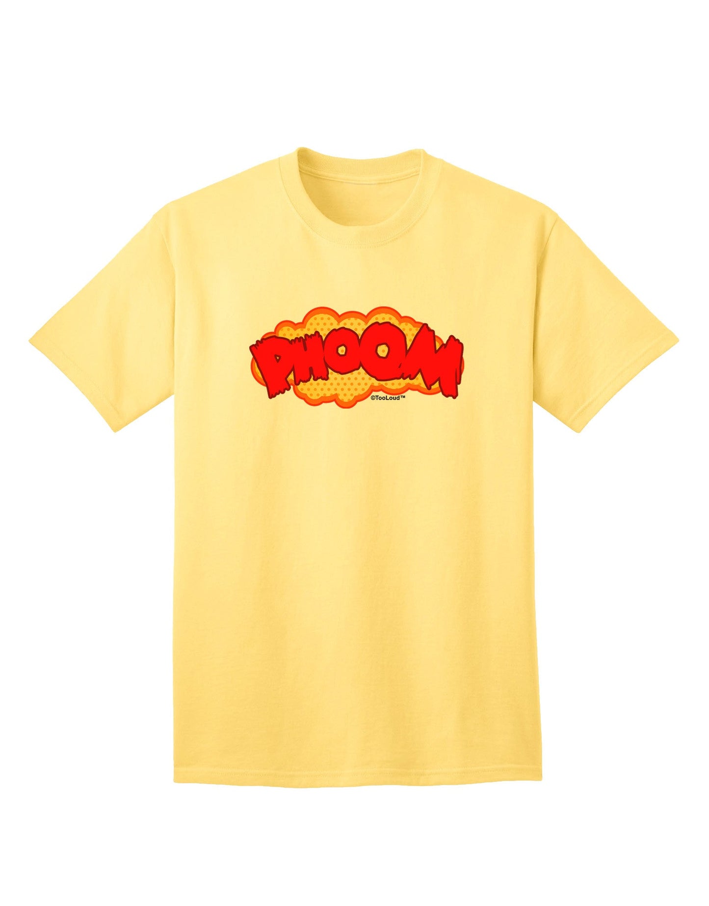 Onomatopoeia PHOOM Adult T-Shirt-Mens T-Shirt-TooLoud-Yellow-Small-Davson Sales