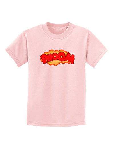 Onomatopoeia PHOOM Childrens T-Shirt-Childrens T-Shirt-TooLoud-PalePink-X-Small-Davson Sales