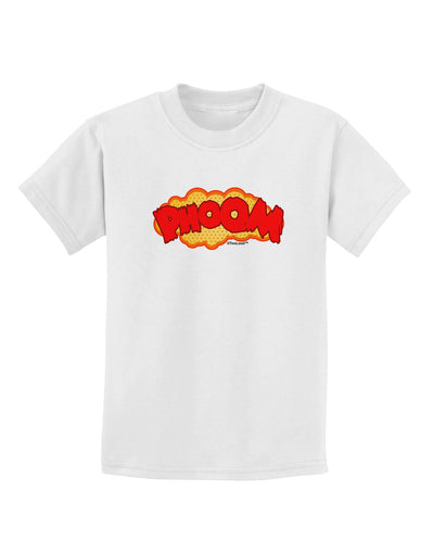 Onomatopoeia PHOOM Childrens T-Shirt-Childrens T-Shirt-TooLoud-White-X-Small-Davson Sales