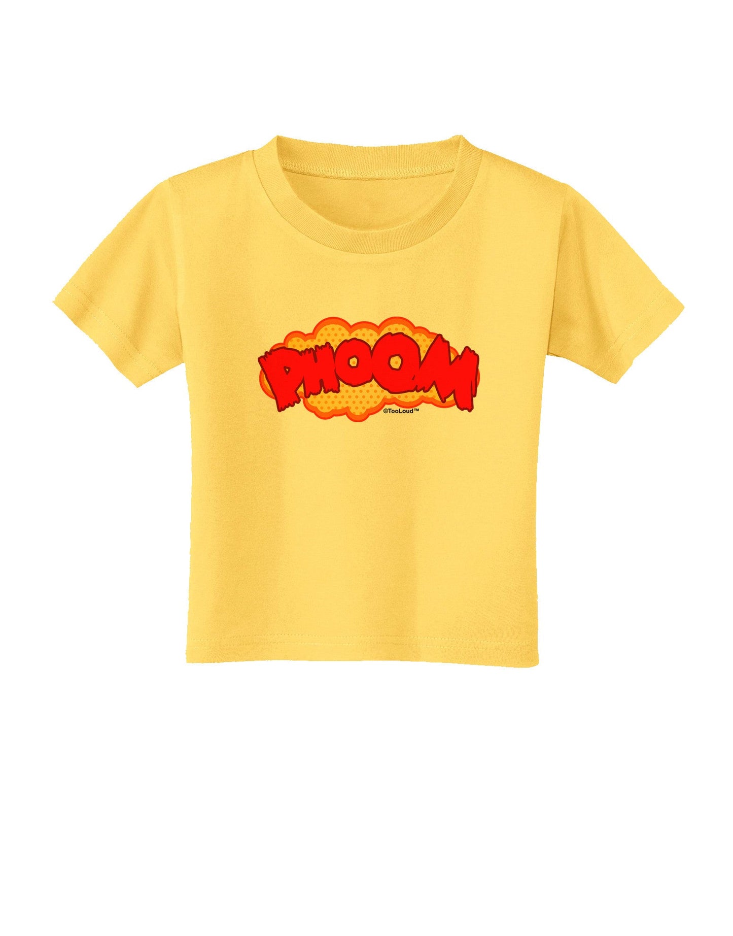 Onomatopoeia PHOOM Toddler T-Shirt-Toddler T-Shirt-TooLoud-Yellow-2T-Davson Sales