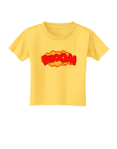 Onomatopoeia PHOOM Toddler T-Shirt-Toddler T-Shirt-TooLoud-Yellow-2T-Davson Sales