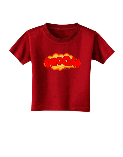 Onomatopoeia PHOOM Toddler T-Shirt Dark-Toddler T-Shirt-TooLoud-Red-2T-Davson Sales