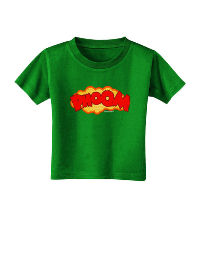 Onomatopoeia PHOOM Toddler T-Shirt Dark-Toddler T-Shirt-TooLoud-Clover-Green-2T-Davson Sales